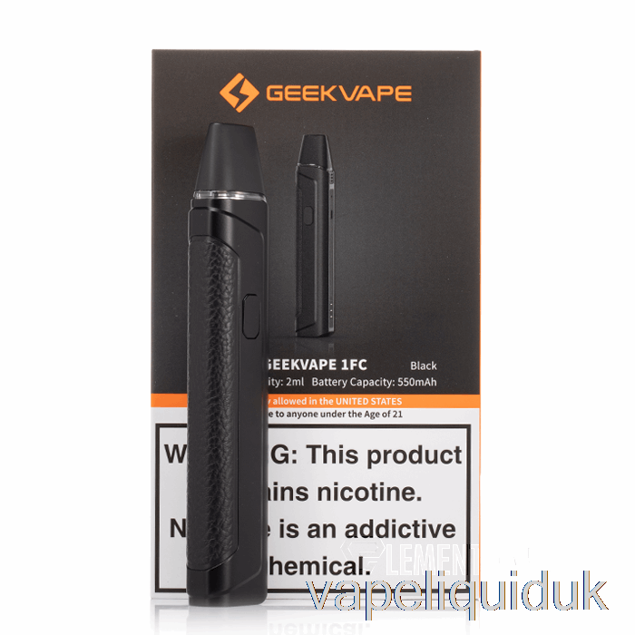 Geek Vape Aegis ONE & 1FC Pod System [1FC] Black Vape Juice